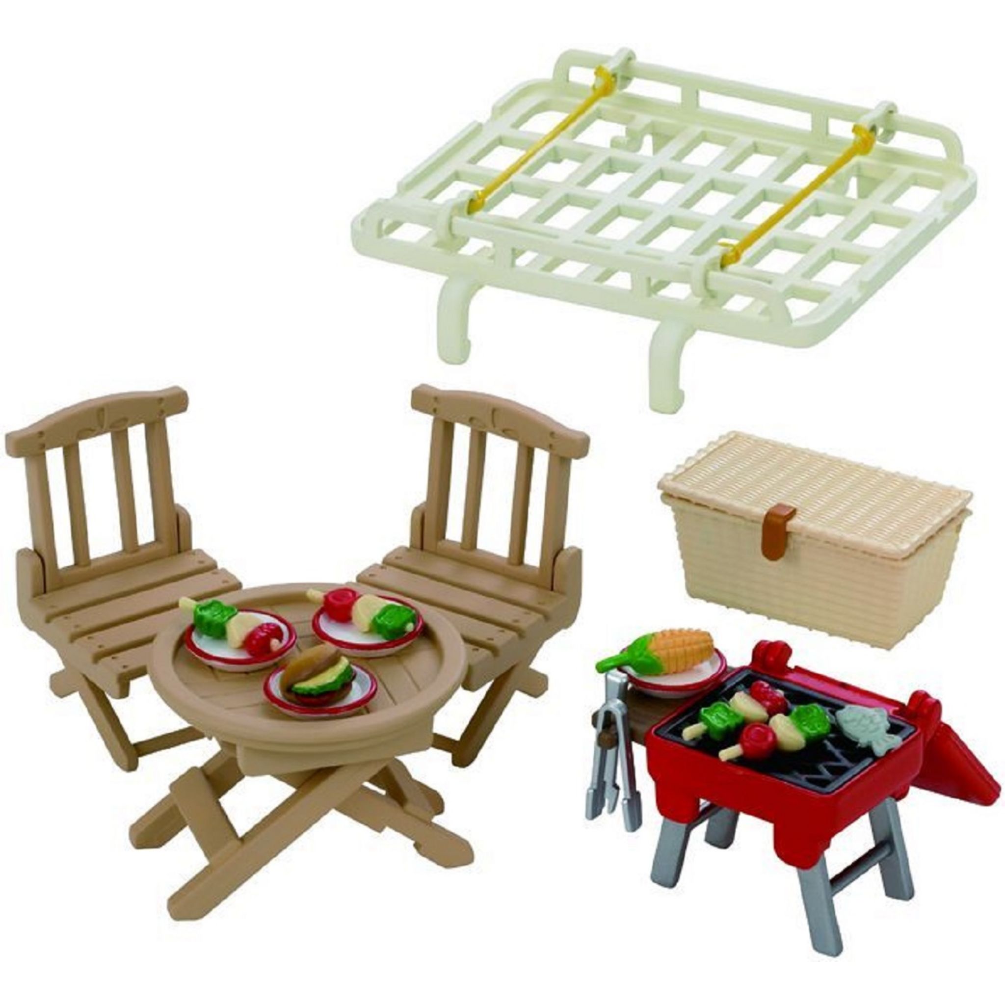 SYLVANIAN FAMILIES 5273 Voiture rouge + 5048 Galerie, BBQ et set  pique-nique - Cdiscount Jeux - Jouets