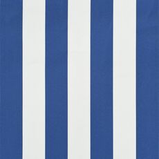 Auvent retractable 350x150 cm Bleu et blanc