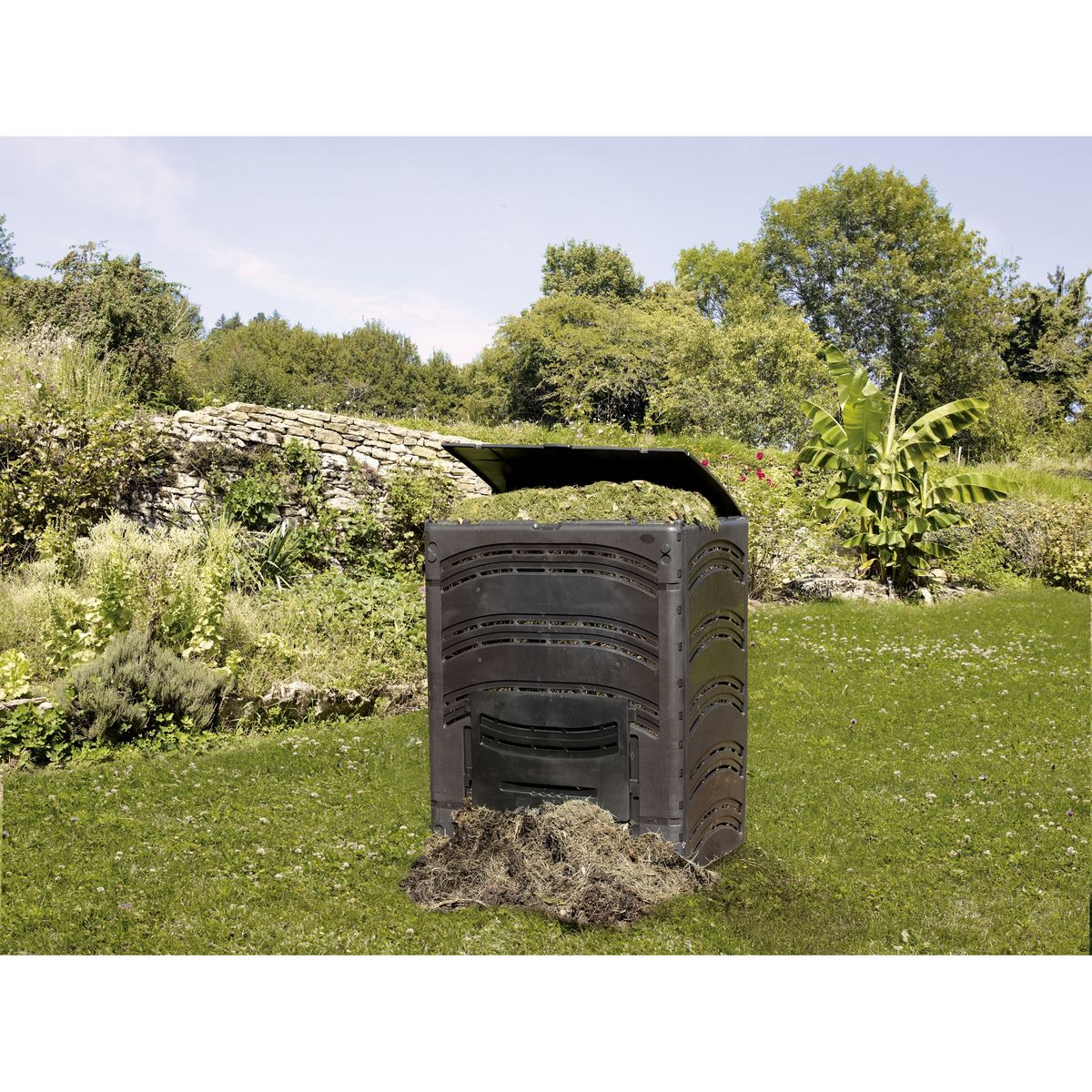 Belli Composteur resine Noir 500 Litres