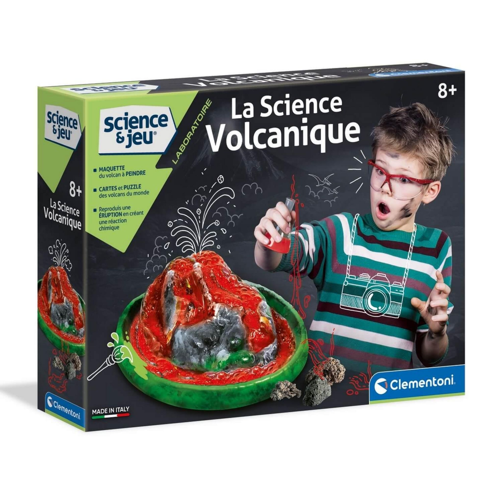 Jeu scientifique Clementoni 52629 Experiences Volcaniques - Jeu de sciences  et d'expérience - à la Fnac