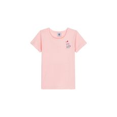 PETIT BATEAU T-shirt manches courtes fille (Rose)