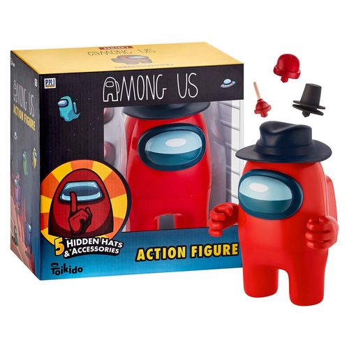 AMONG US PACK 1 MAXIFIGURINE 17 CM ROUGE