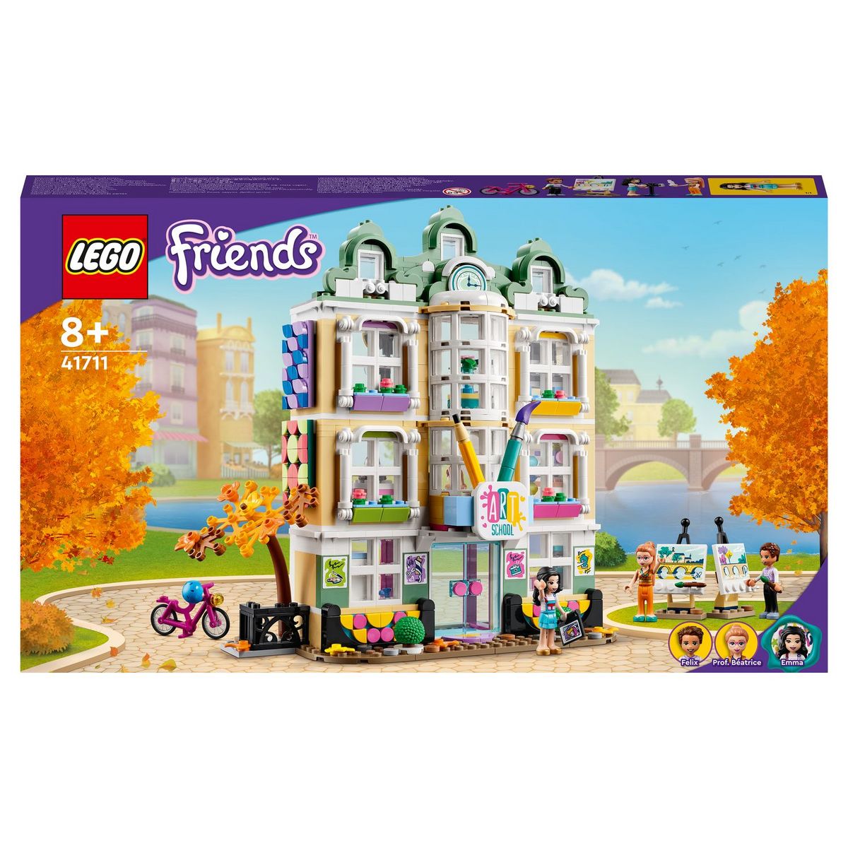 LEGO LEGO Friends 41711 L’École d’Art d'Emma, Maison de Poupée avec