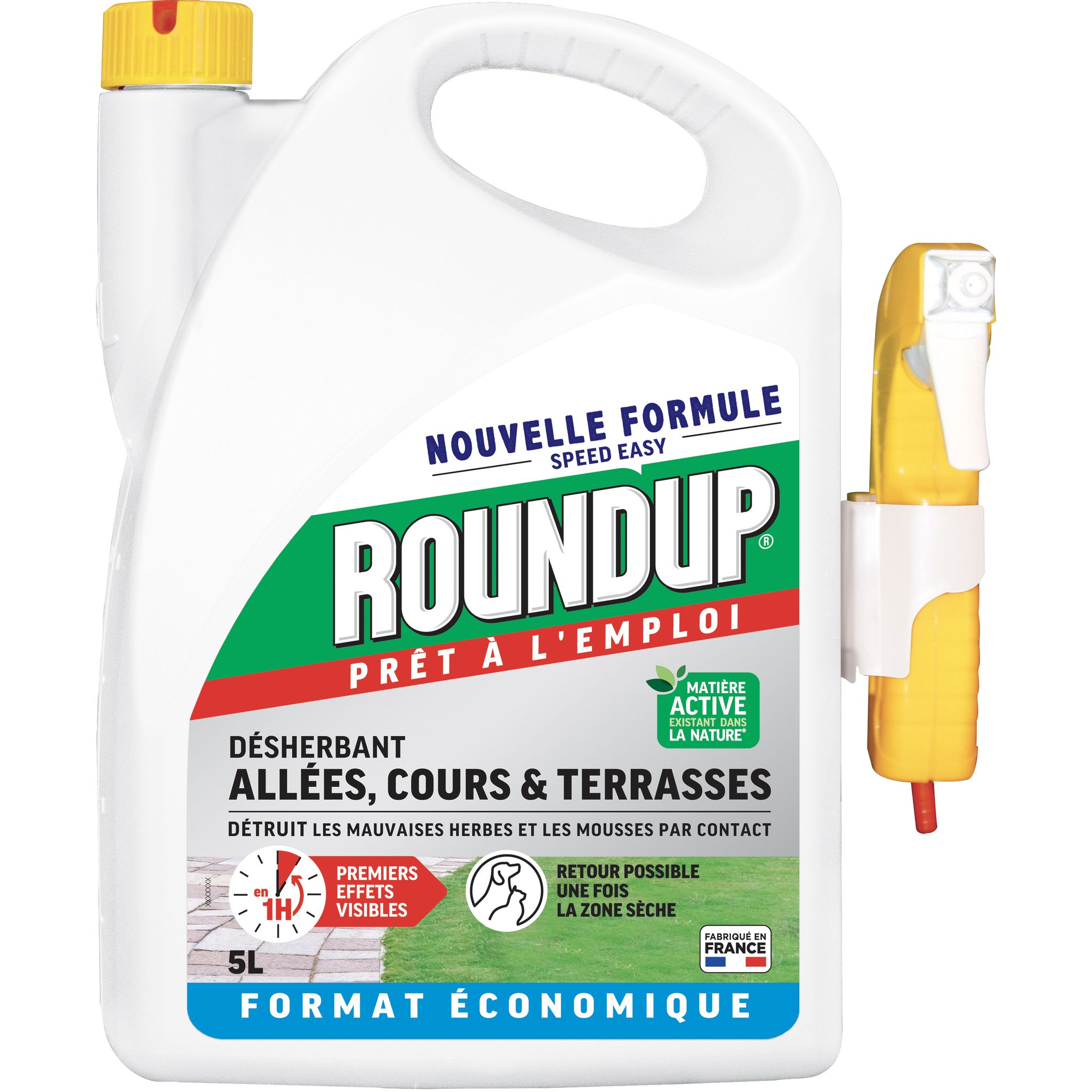 ROUNDUP Desherbant ALLEES TERRASSES pas cher 