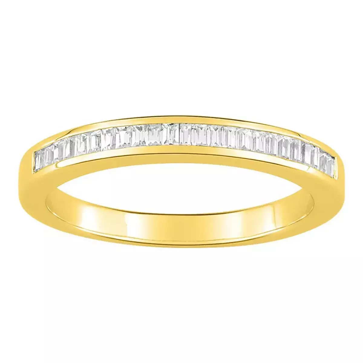 Tousmesbijoux Alliance Femme - Or 9 Carats - Diamant 0,22 Carats