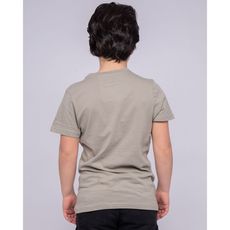 t-shirt col rond pur coton nobelix-j (Kaki)