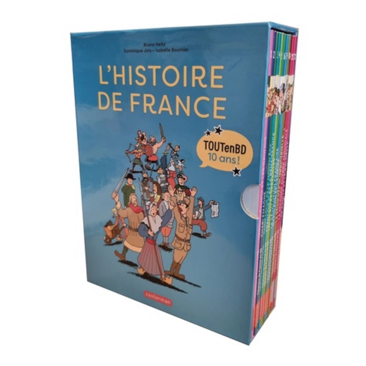  L'HISTOIRE DE FRANCE EN BD TOMES 1 A 11 : COFFRET EN 11 VOLUMES, Joly Dominique