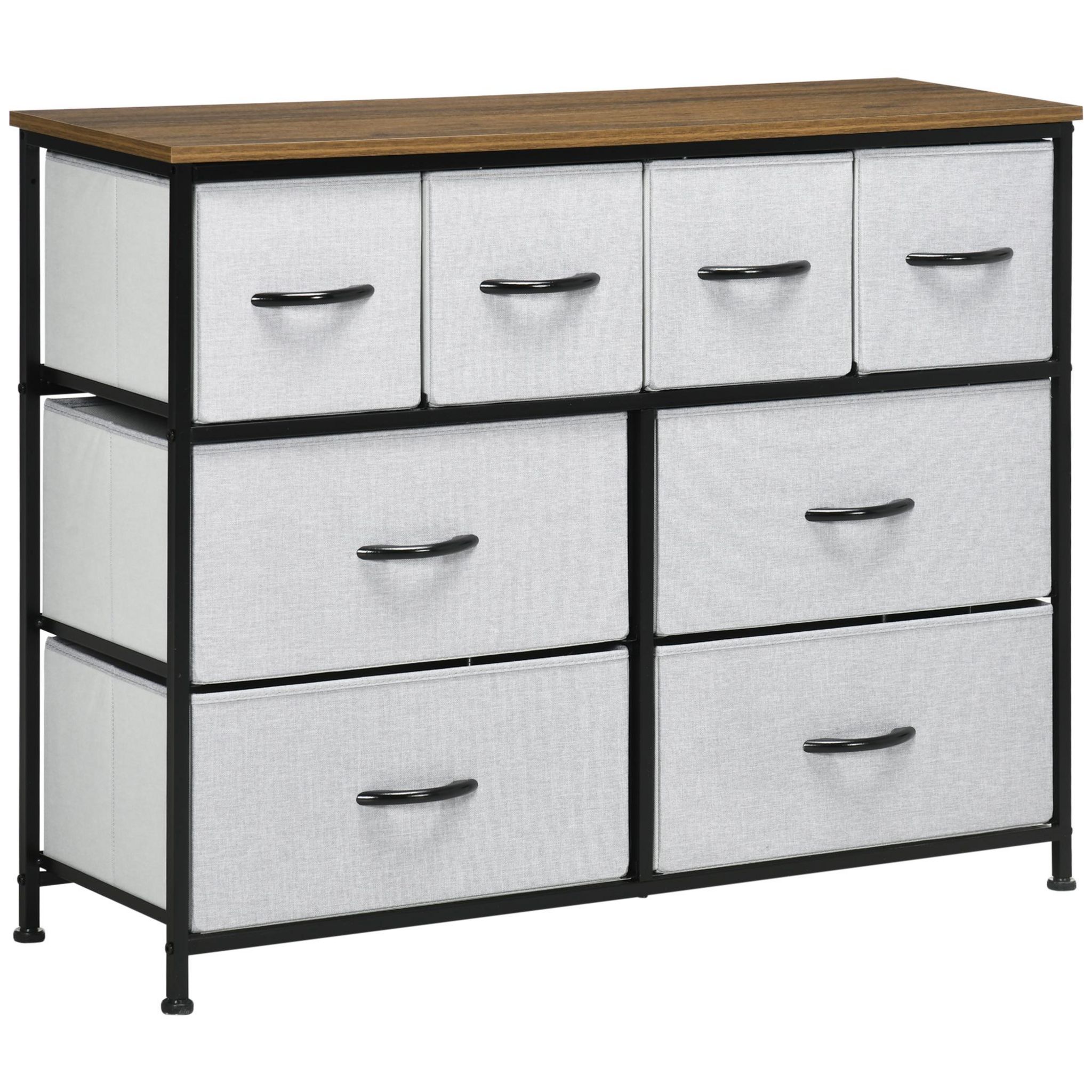 Commode meuble de rangement 4 tiroirs FALONE pas cher 