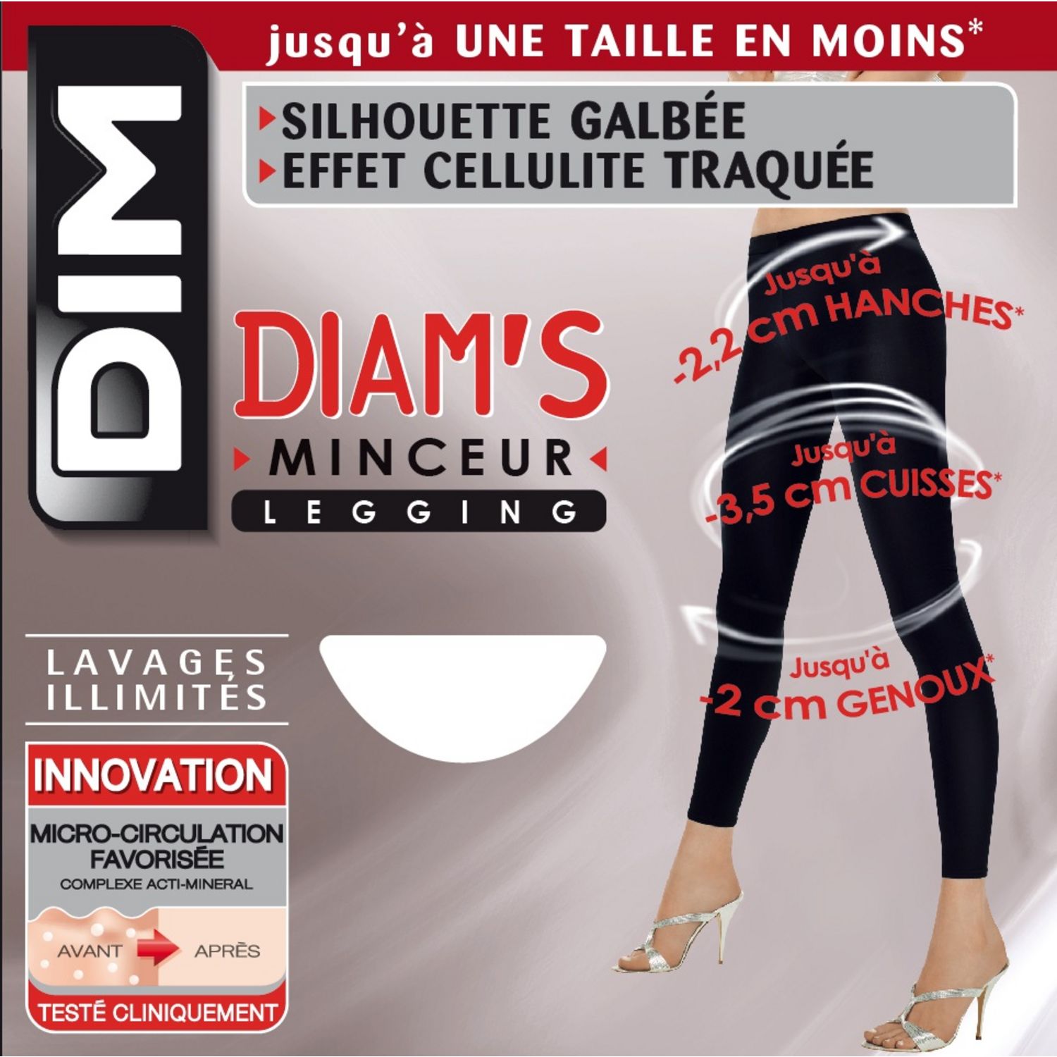 DIM Legging minceur pas cher Auchan