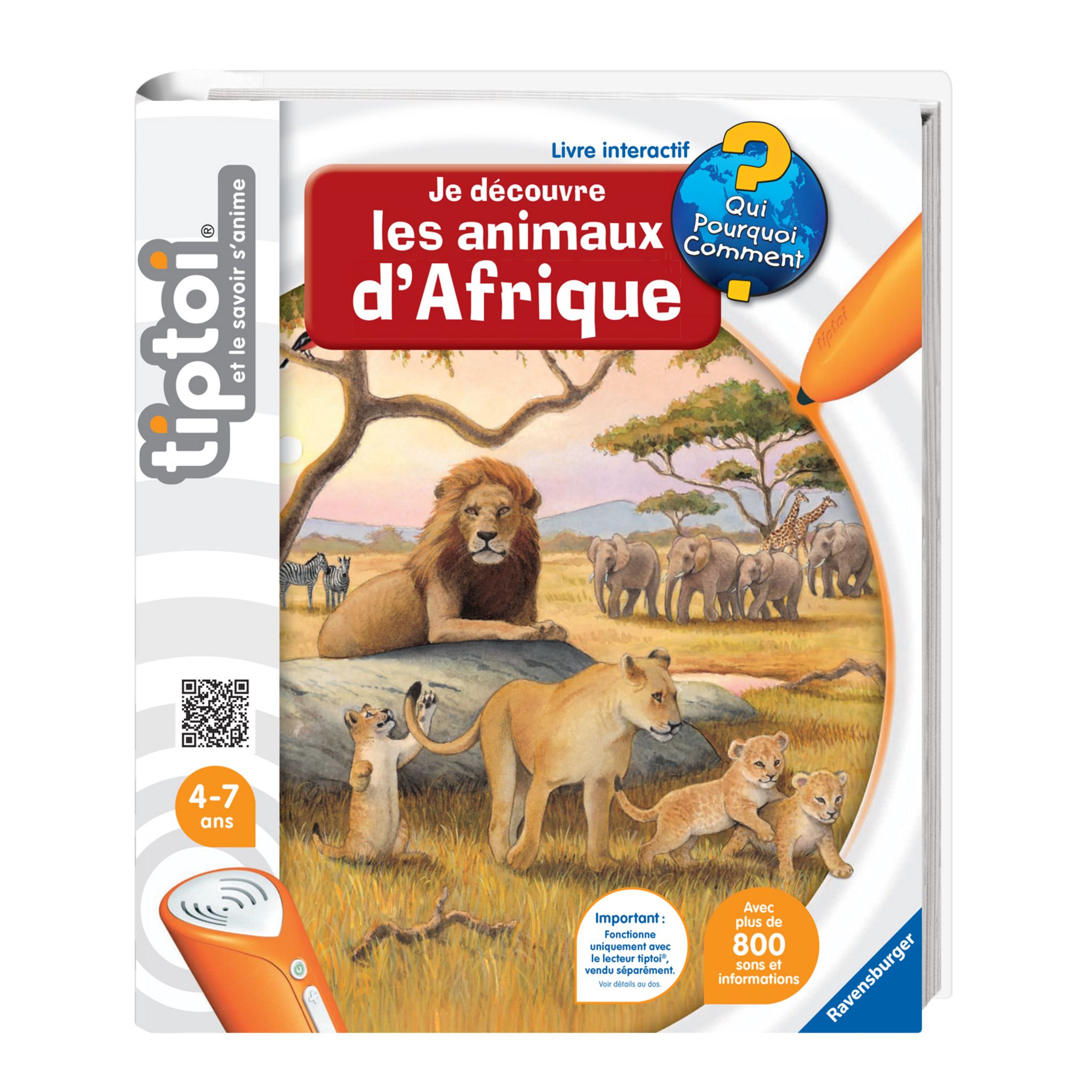 tiptoi - Mini Doc' - Les bébés animaux - Ravensburger - Livre