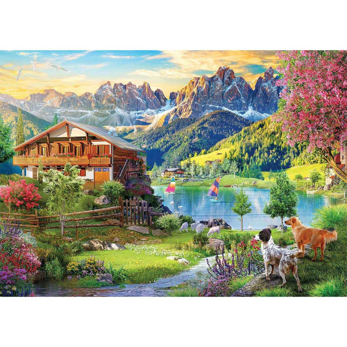 PERRE / ANATOLIAN Puzzle 3000 pièces : Dolomites pas cher 
