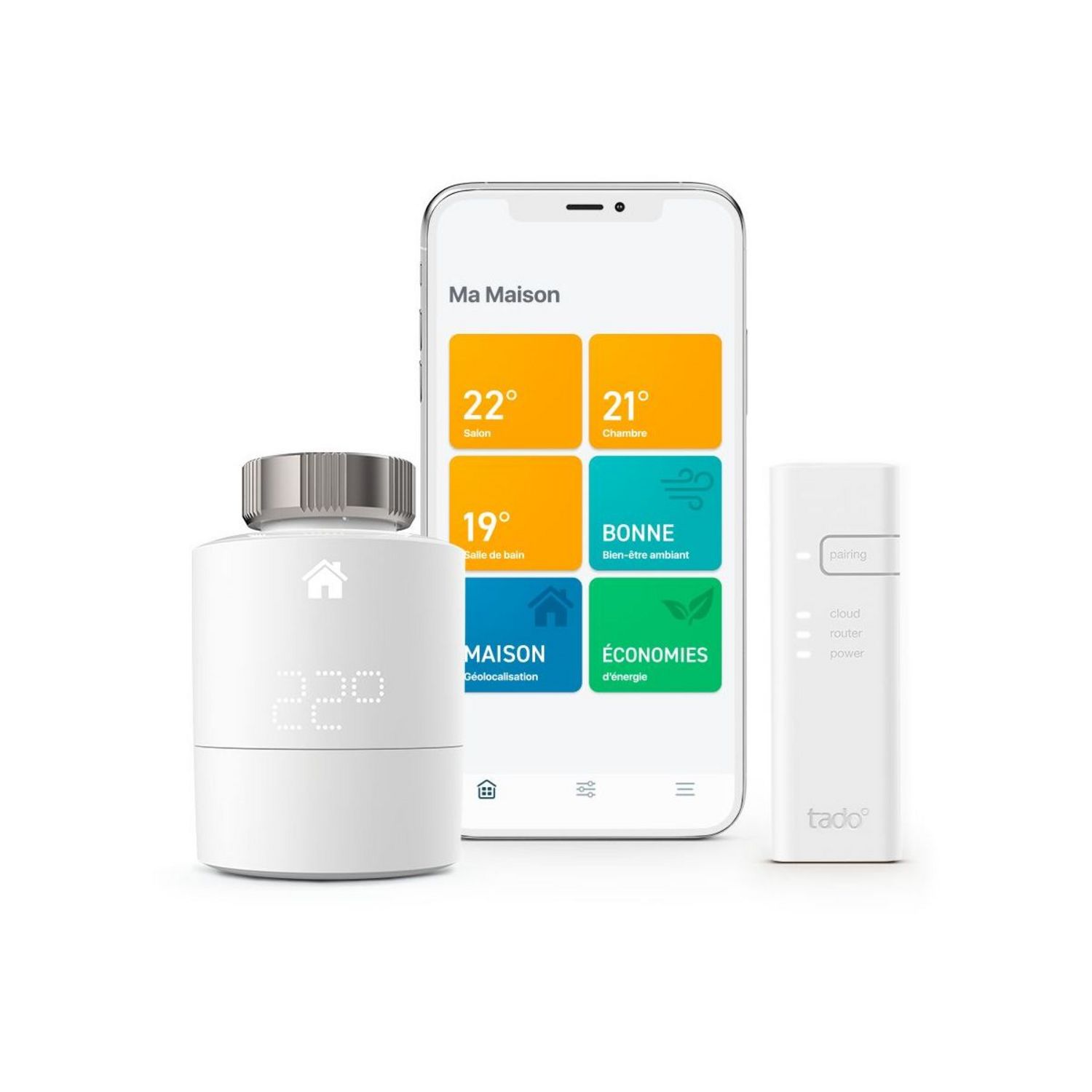 TADO Vanne Thermostatique Connectée Et Intelligente Pack Duo - Lot