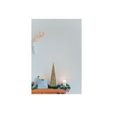 Arbre de Noël en cône EDM - doré - 40 cm - 72271