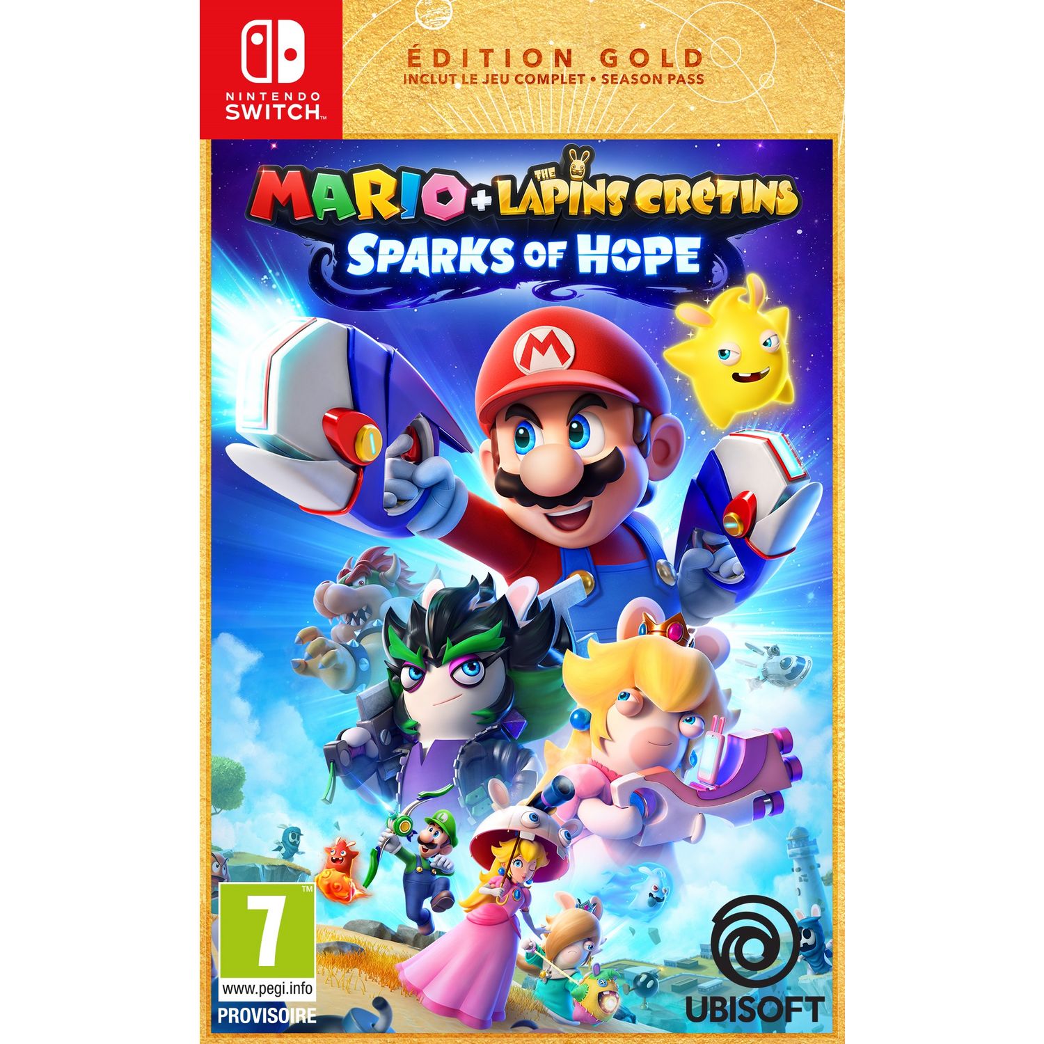 Nintendo Mario + The Lapin Crétins Kingdom Battle - Edition Gold