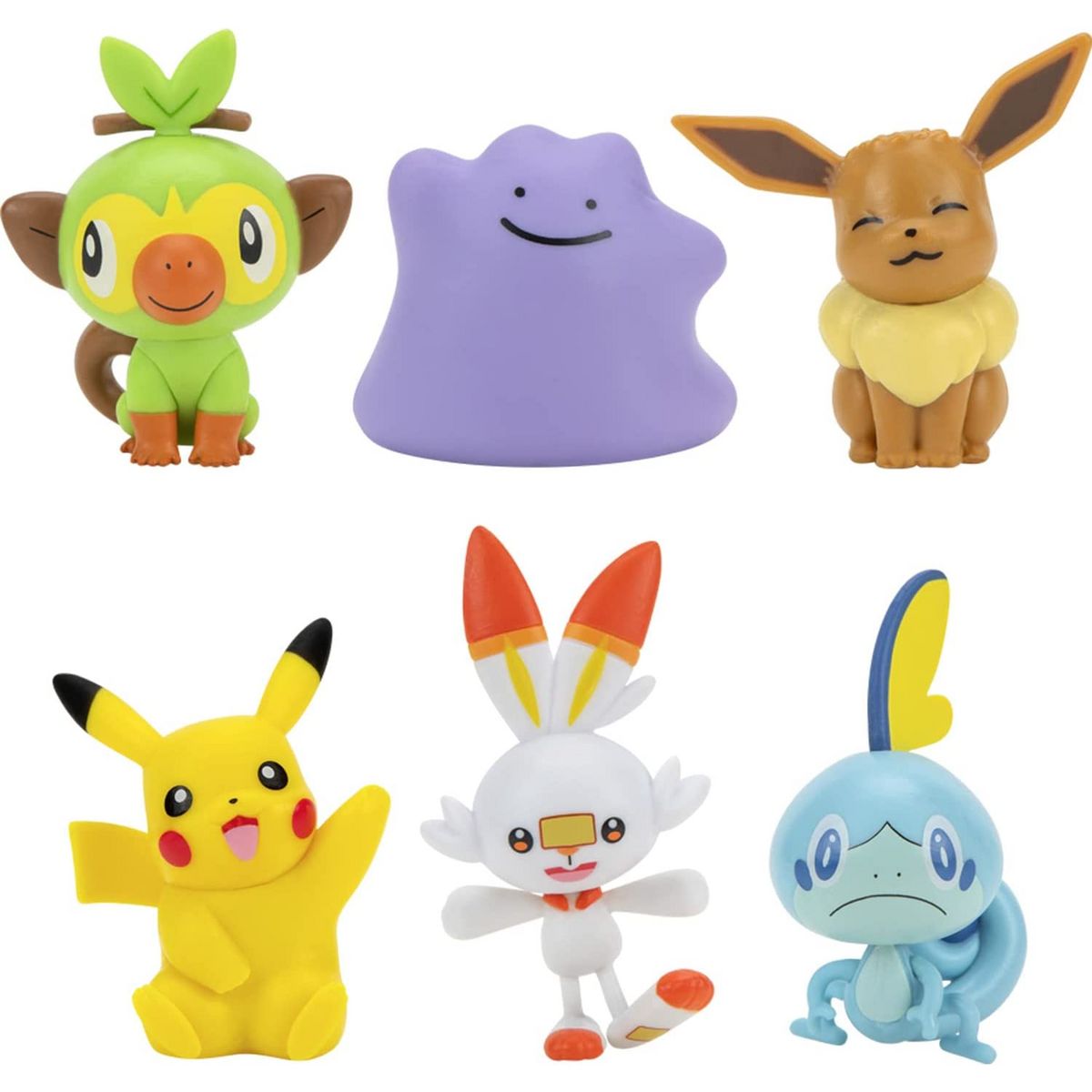 BANDAI Pack de 6 figurines Pokémon Collection n°2