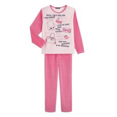 Pyjama velours fille 2 au 8 ans 