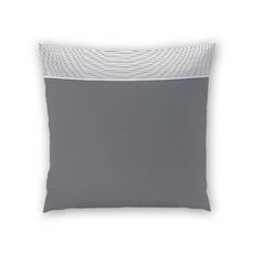 MATT & ROSE Taie d'oreiller carrée plissée en coton 57 fils PLISSE TENDANCE (Gris ardoise)
