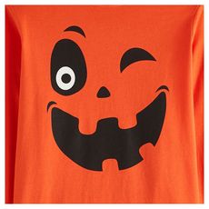 IN EXTENSO T-shirt manches longues halloween garçon (Orange)