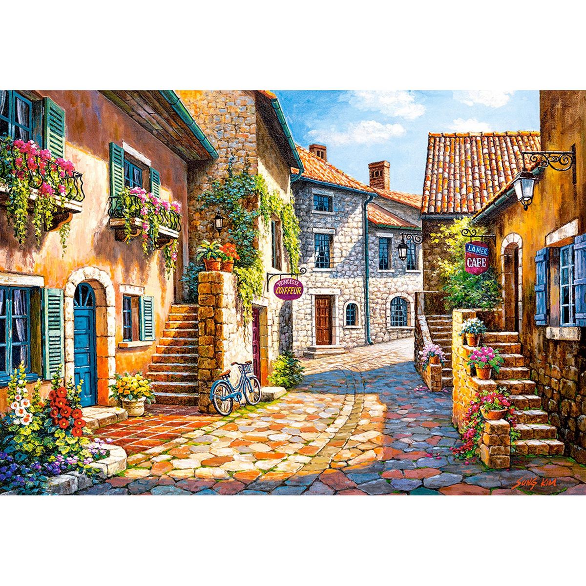 Castorland Puzzle 1000 pièces : Rue de Village