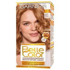 GARNIER BELLE COLOR Coloration Permanente Résultat Naturel - Couleur Resplendissante (7.33 Blond Miel Ambré)