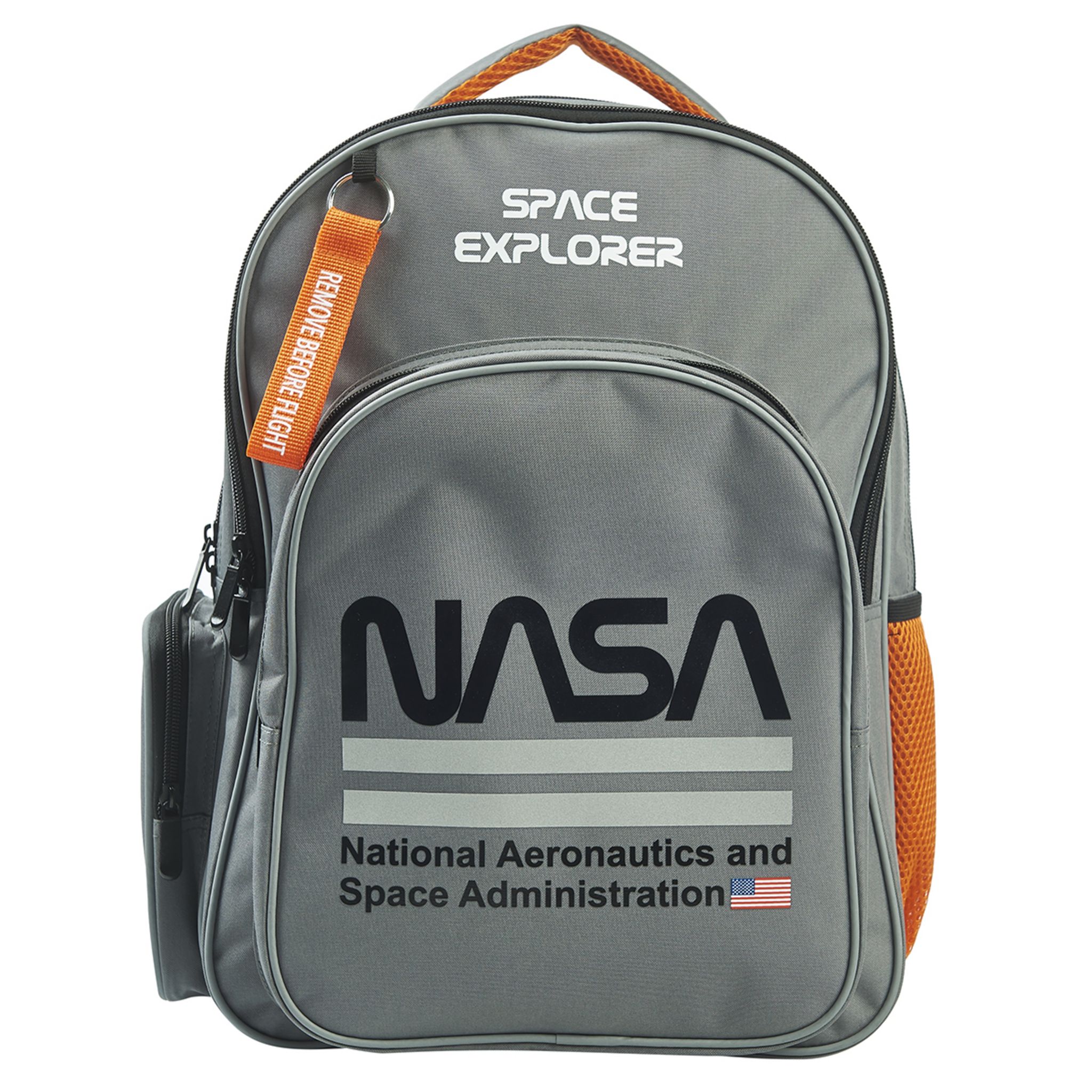 NASA Sac dos 2 compartiments gris pas cher Auchan.fr