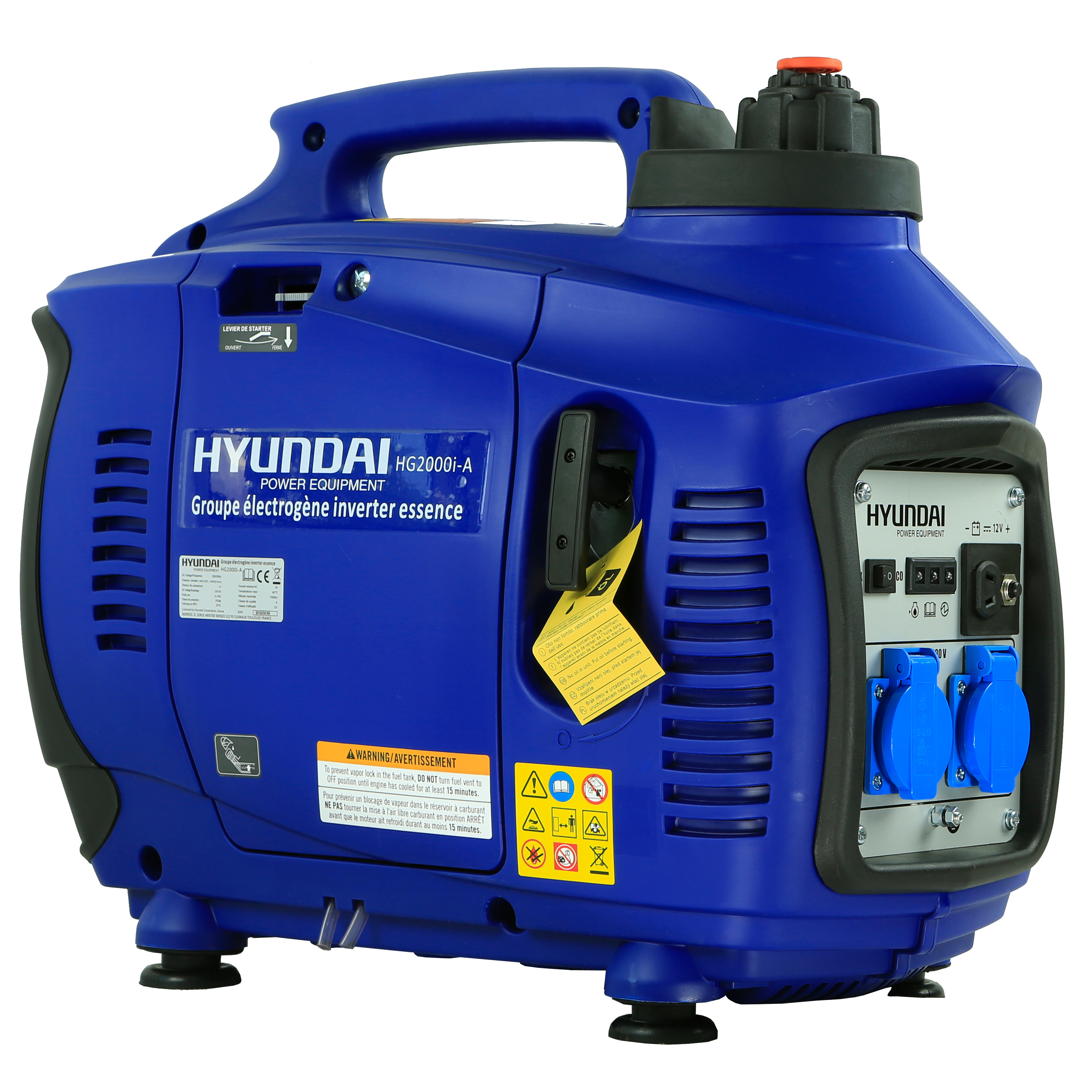 Groupe électrogène essence Inverter 2000 W - HYUNDAI HG2000I-B - Cdiscount  Bricolage