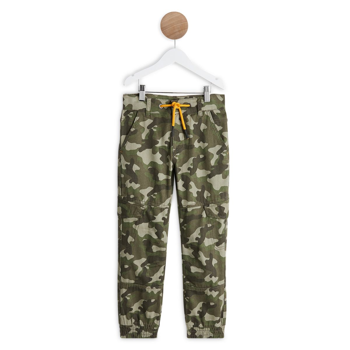 IN EXTENSO Pantalon cargo camouflage gar on pas cher Auchan