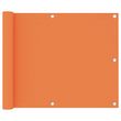 Ecran de balcon Orange 75x500 cm Tissu Oxford