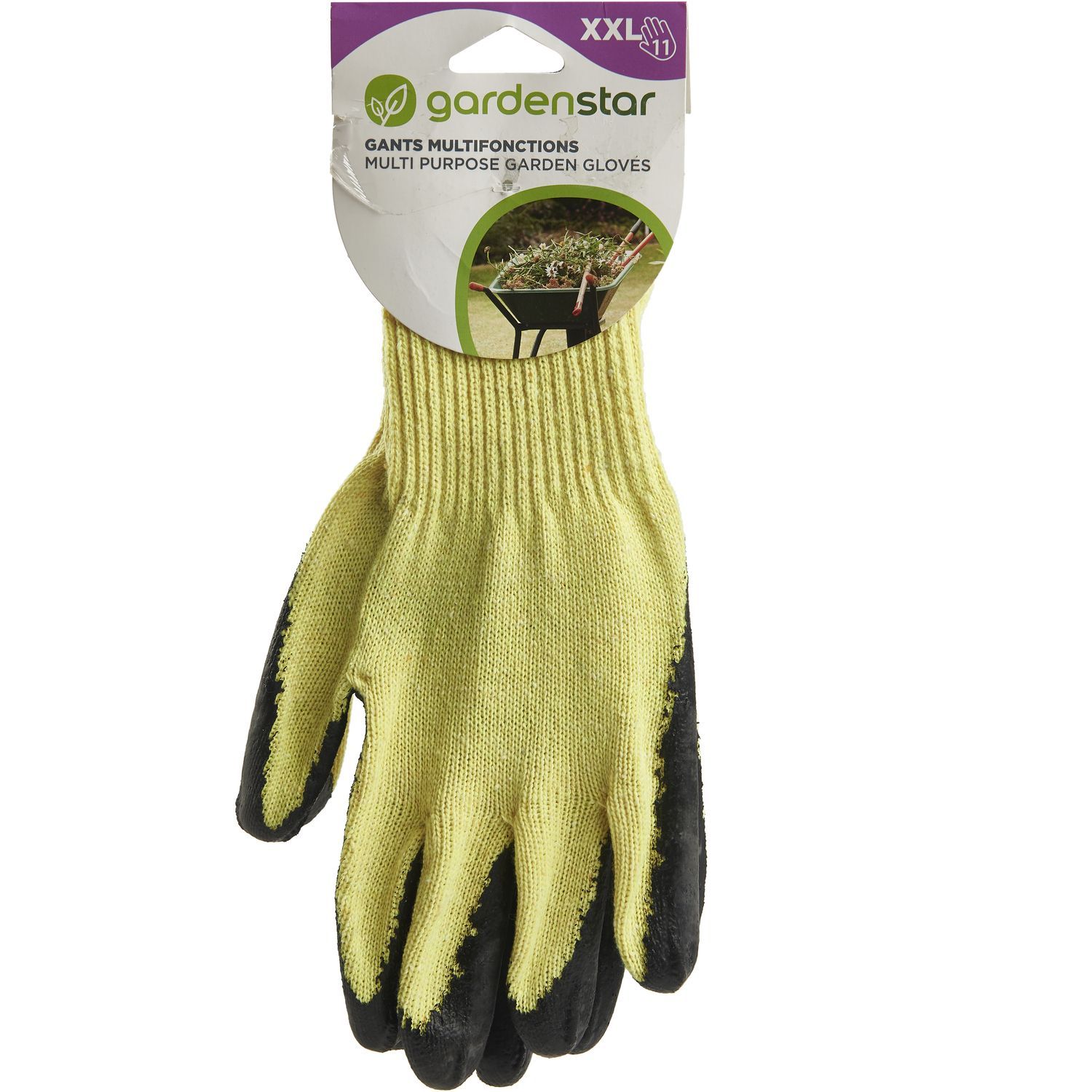 GARDENSTAR Gants de jardinage quotidien - T.7 pas cher 