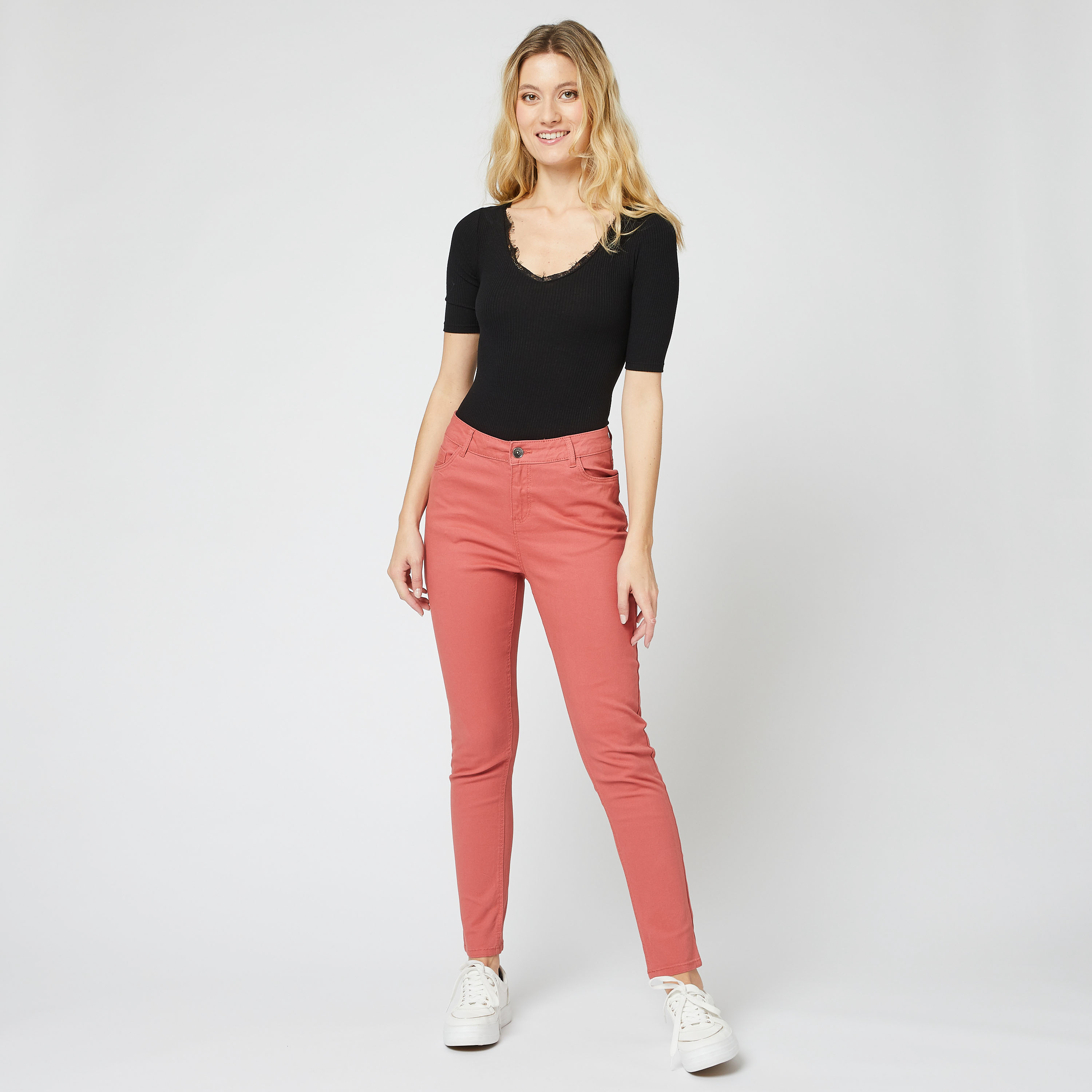 Pantalon in extenso femme hot sale