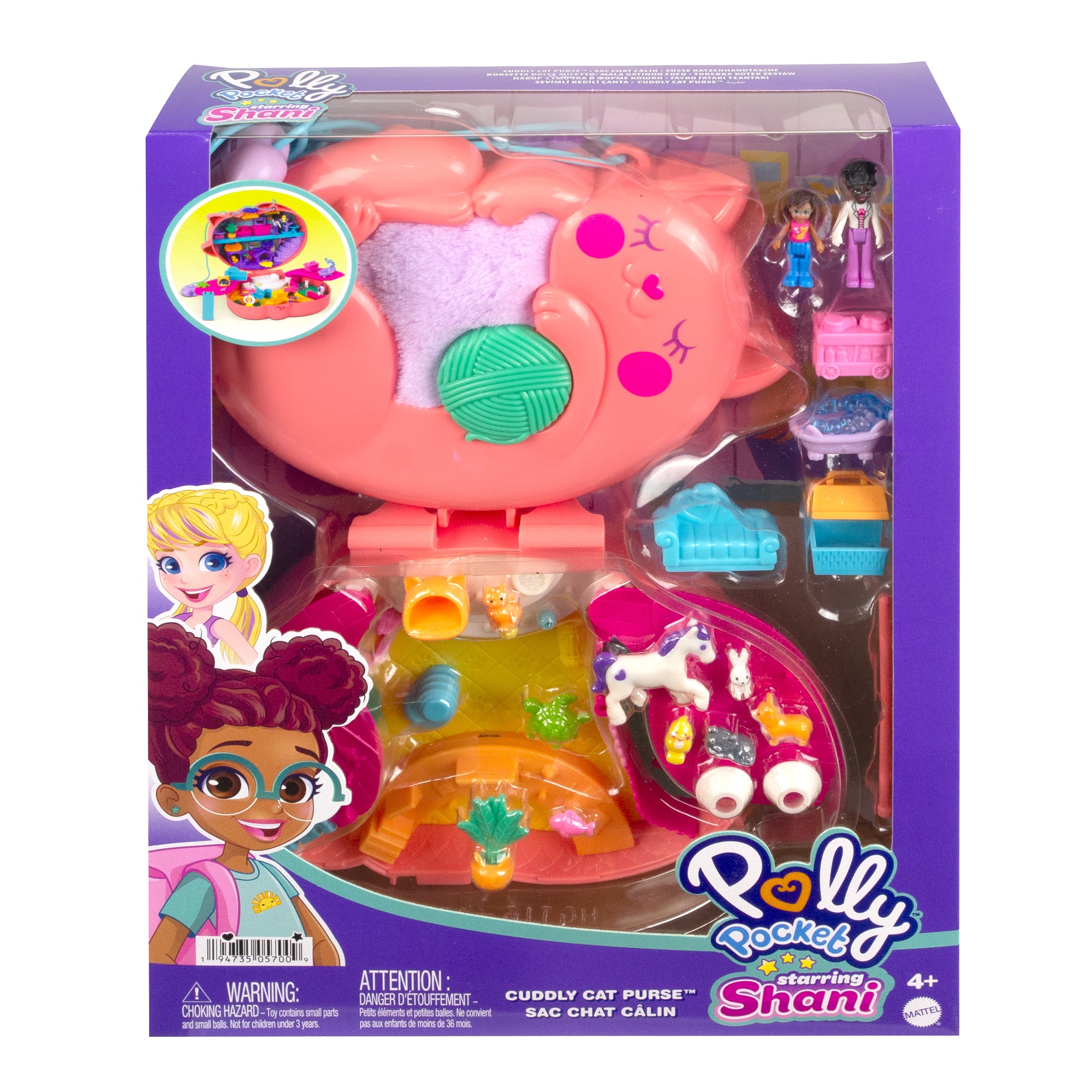 Polly Pocket - Sac Surprises Kangourou - Mini-Univers - 4 Ans Et +