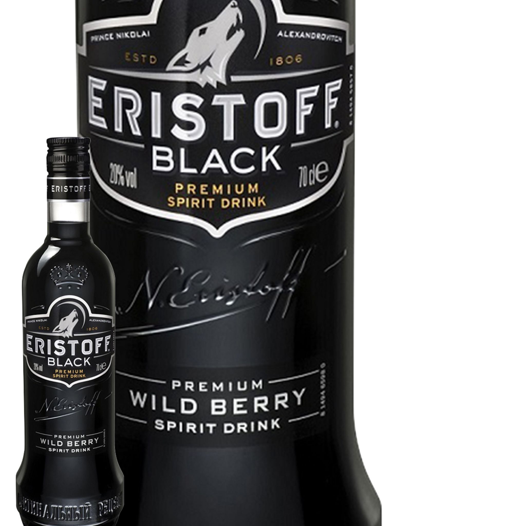 Eristoff Vodka Eristoff - Black - 70cl pas cher 