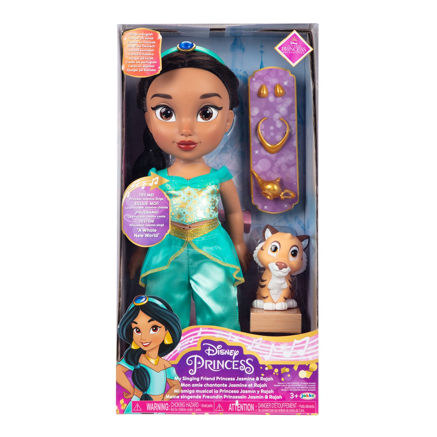 DISNEY PRINCESSES- Poupée Jasmine 38 cm - 78861-EU-6