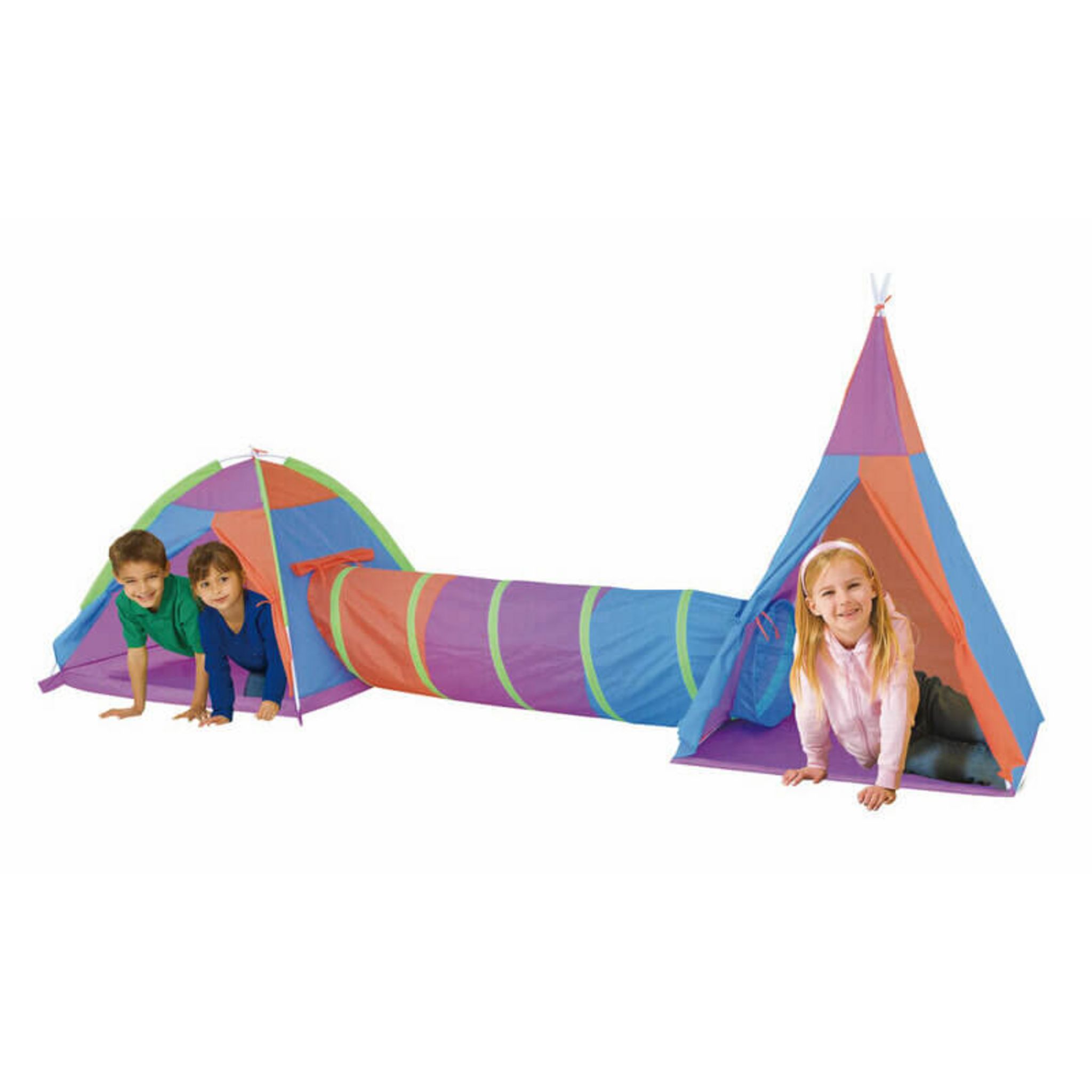 Tente De Jeu Pour Enfants Multicolore 255x80x100 Cm Vidaxl à Prix