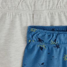 IN EXTENSO Lot de 2 shorts bébé garçon (bleu)