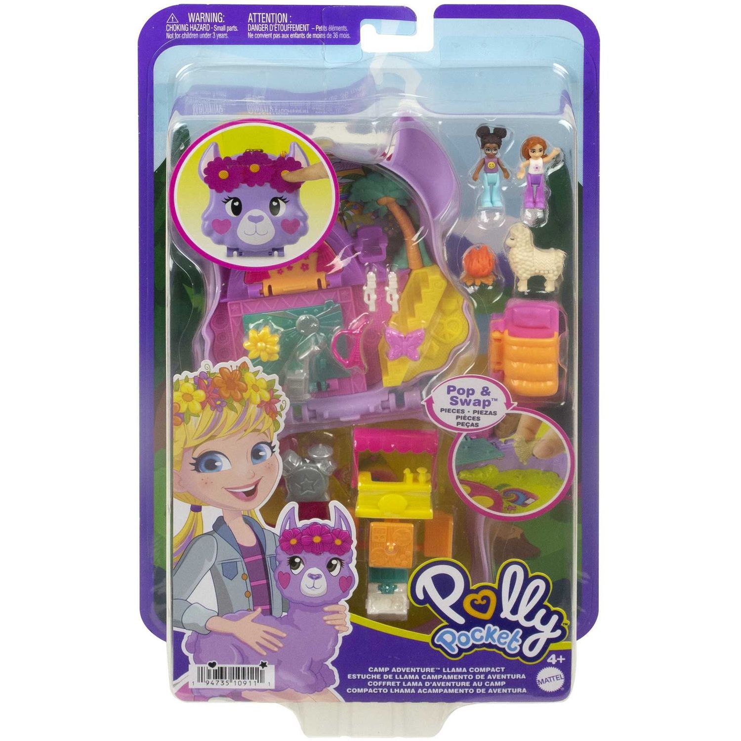 Promo Coffret Jardin Du Lapin, Coffret Bouée Licorne, Coffret Polly Pocket  chez Auchan 