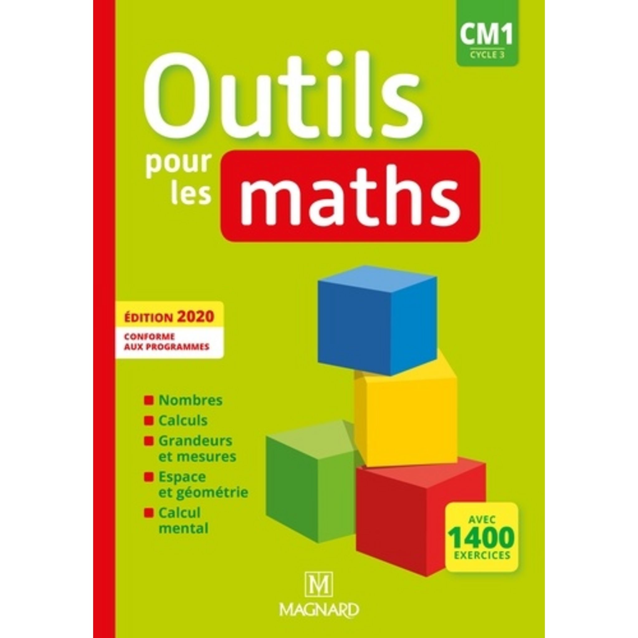 Attendus De Fin D année Cm1 Maths OUTILS POUR LES MATHS CM1 CYCLE 3. EDITION 2020, Petit-Jean Isabelle pas  cher - Auchan.fr