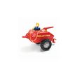 ROLLY TOYS Remorque Pompier Fire pour tracteur à pédales