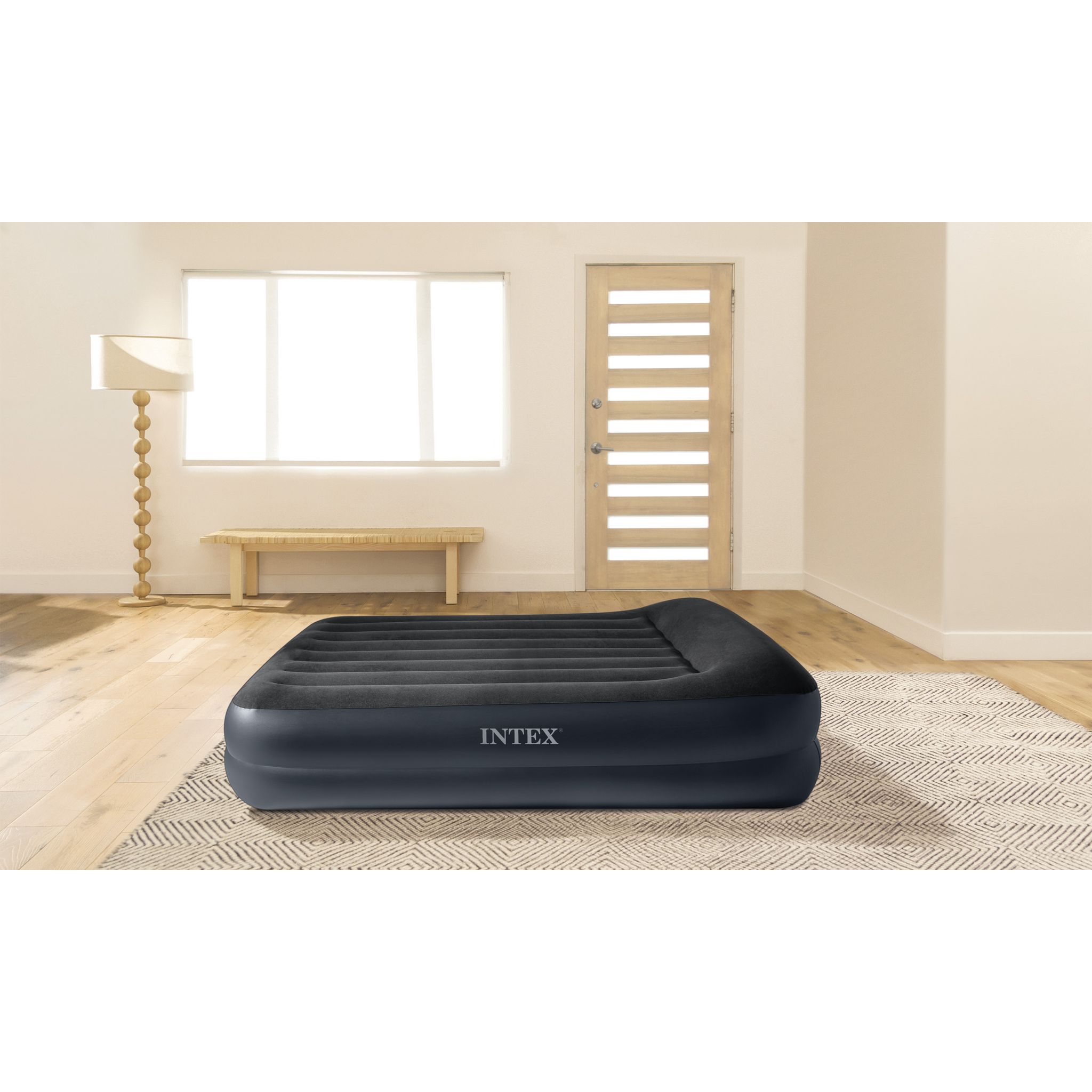 Кровать надувная Intex Pillow rest raised Bed 64124 203х152х42 см