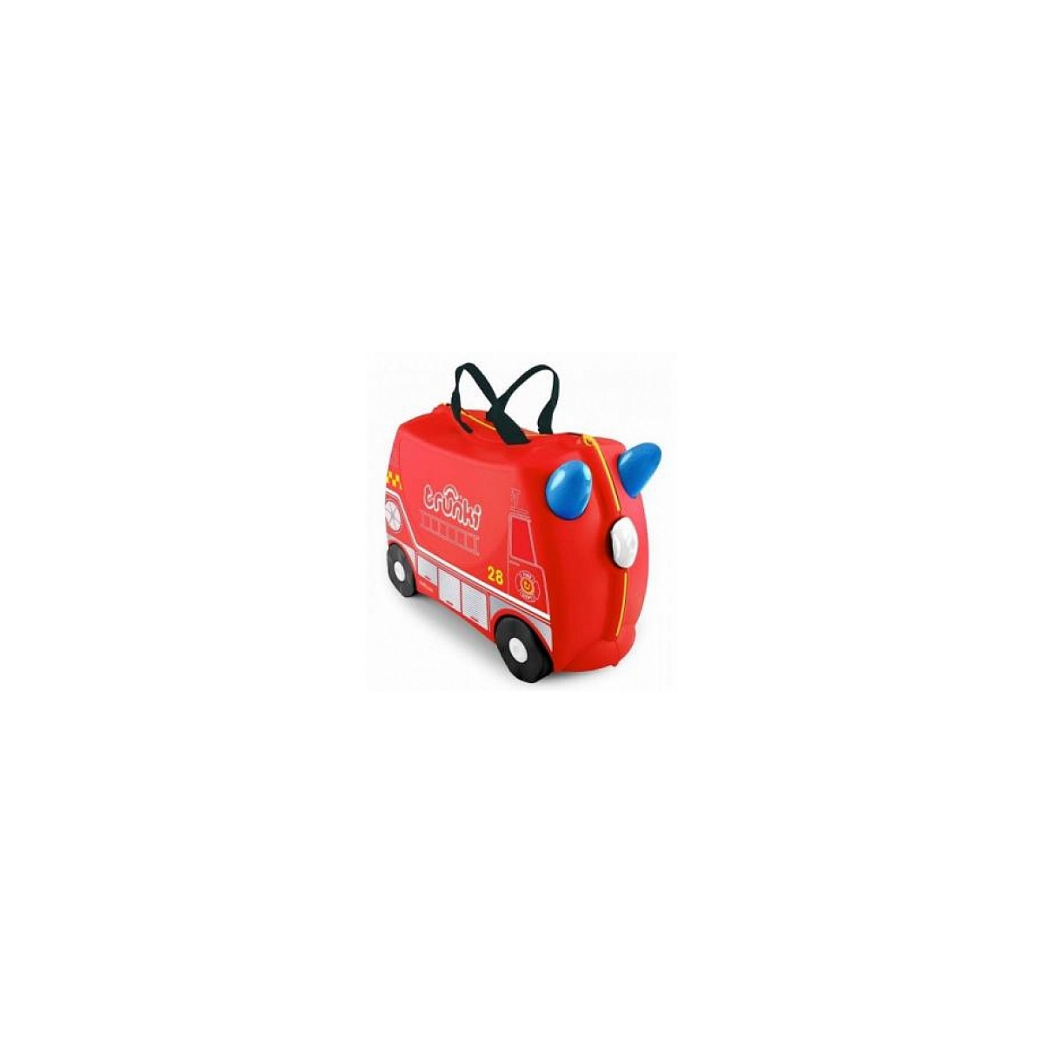 trunki Valise roulettes enfant camion pompier Frank rouge