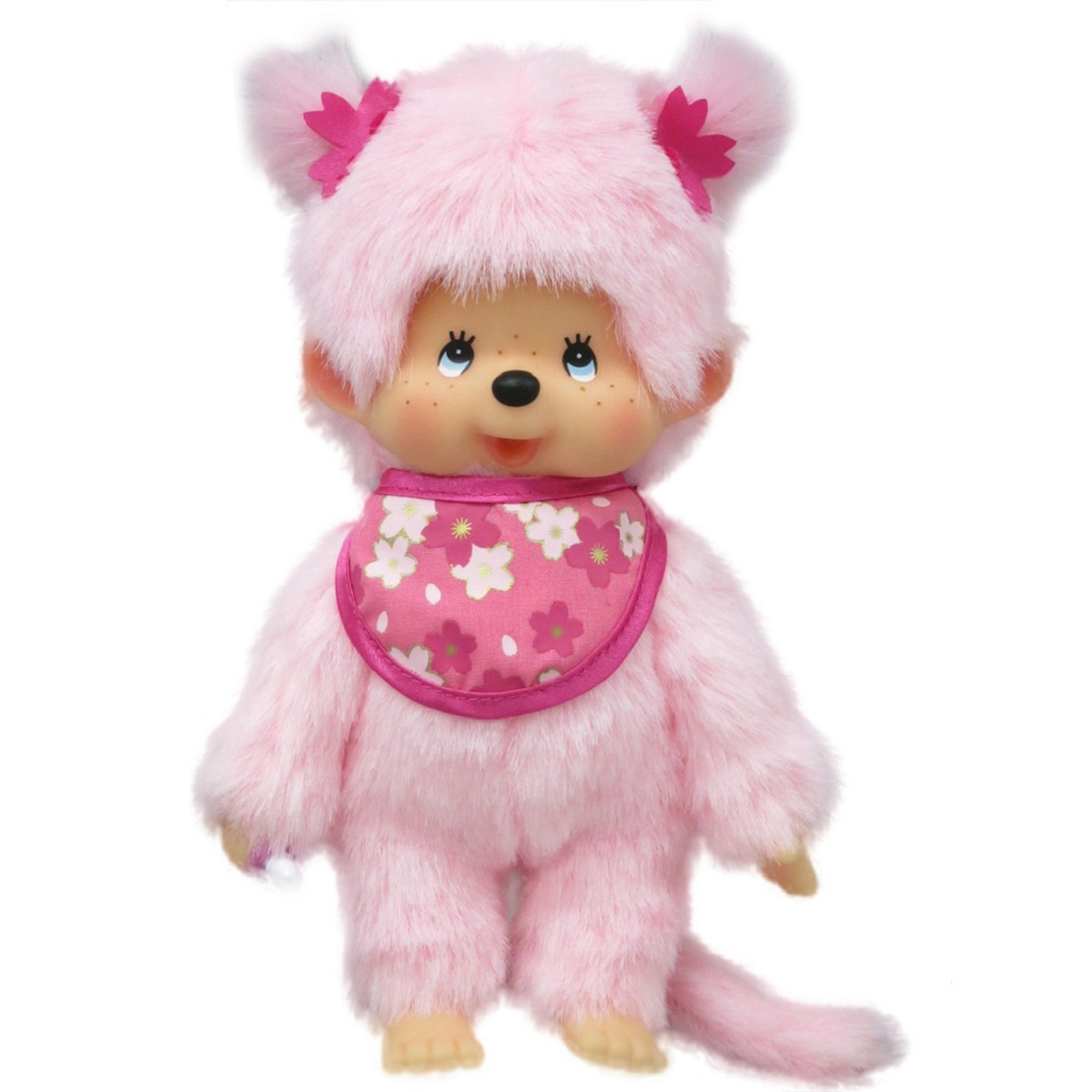 Bandai Monchhichi Maman Et Bébé Rose 20 cm