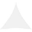 Voile de parasol Tissu Oxford triangulaire 3,6x3,6x3,6 m Blanc