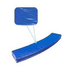 Coussin de protection des ressorts pour Trampoline 12Ft / 366 cm - Bleu - PVC