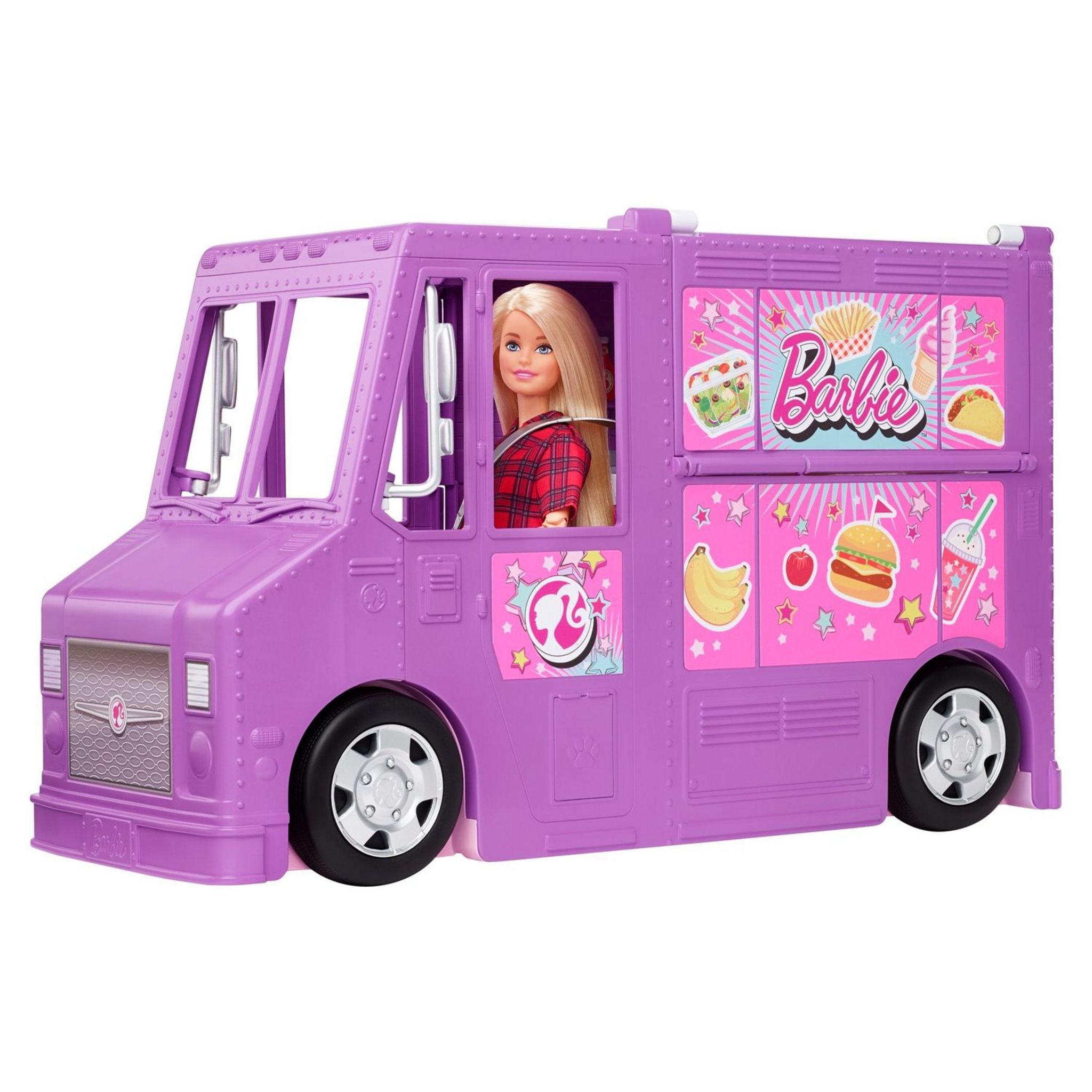 Coffret Le Restaurant de Barbie avec une poupée Barbie, plus de 30  Accessoires et 6 Zones de Jeux dont la Cuisine