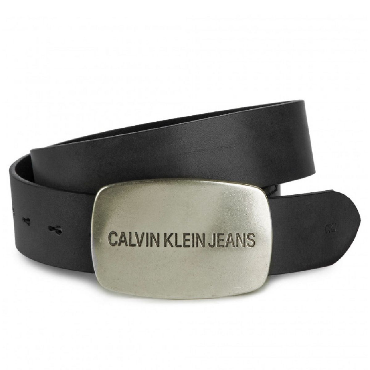 CALVIN KLEIN JEANS Ceinture en cuir Noire Homme Calvin Klein Dallas pas  cher 