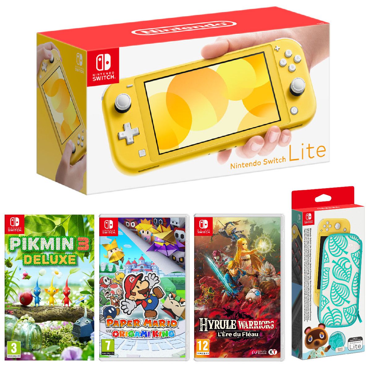 Console Nintendo Switch Lite - Jaune - Nintendo Switch Lite