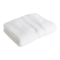 Drap de bain uni en coton 500gsm EXTRA FINE (Blanc)