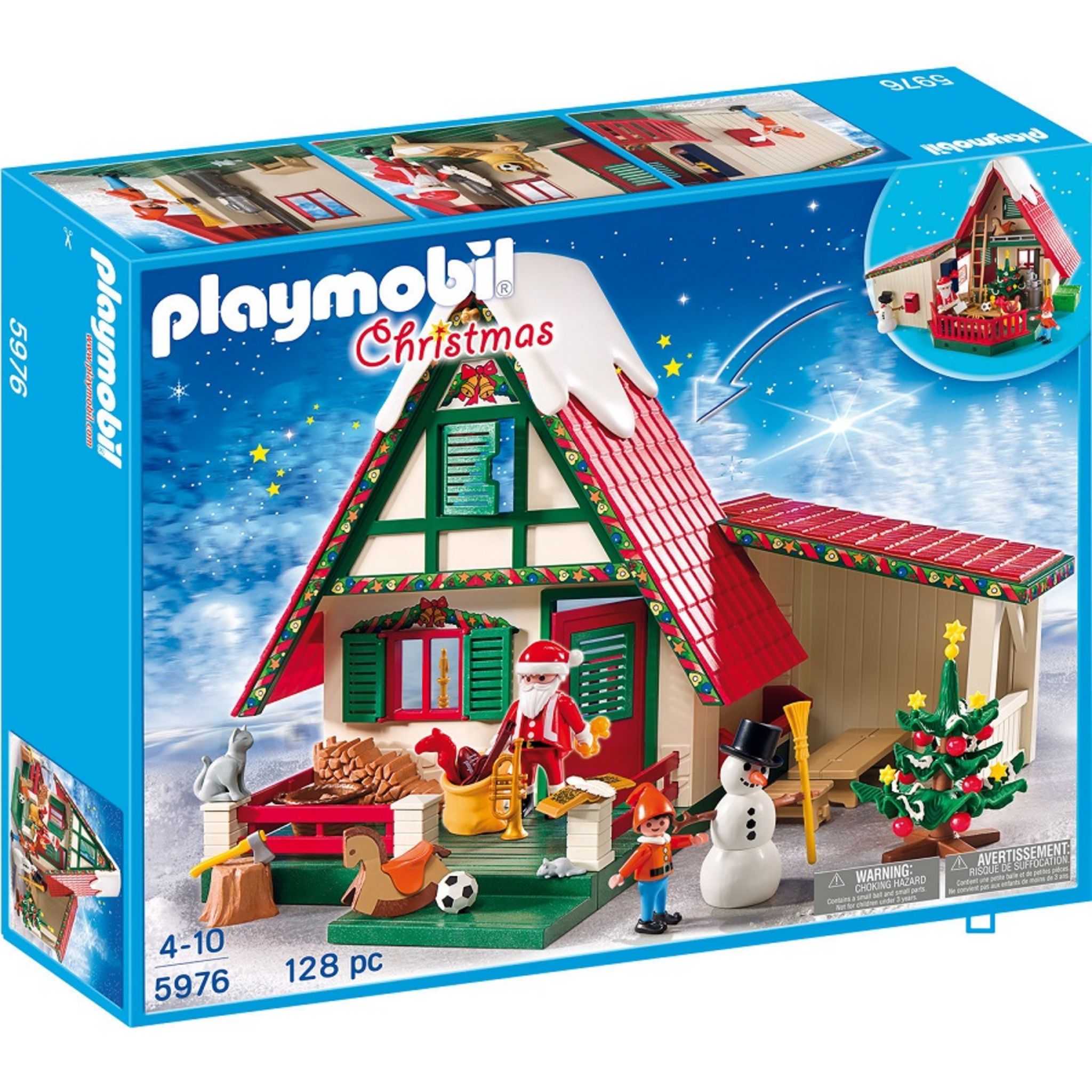 PLAYMOBIL 5976 Maisonnette du Père Noël pas cher 