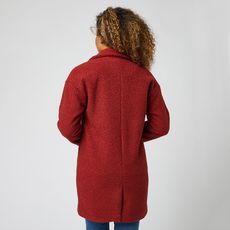 IN EXTENSO Manteau long rouge femme (Rouge brique)
