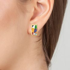 Boucles d'oreilles en acier inoxydable par SC Bohème